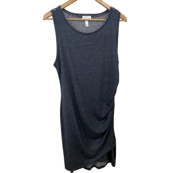 ✨HOST PICK✨Leith Charcoal Gray Ruched Bodycon Tank Dress - Size XL (NWT) - Picture 1 of 8
